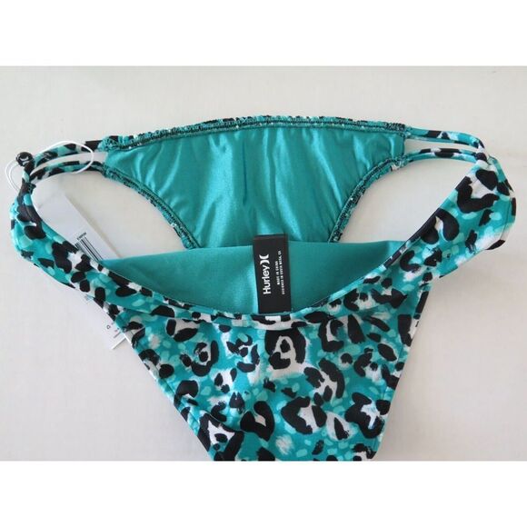 Hurley HT1024/HB1027 Women’s Sz M Green/Black "Wild Cat" 2-Piece Bikini $100+ - Picture 9 of 10